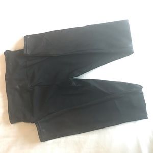 Spanx Leather Leggings - please read